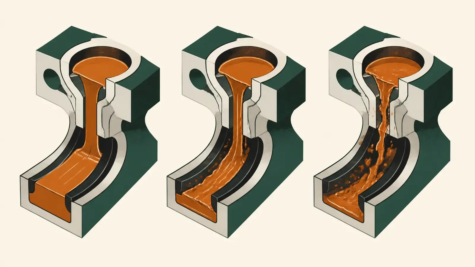Flat technical diagram illustrating choosing engine oil in malaysia